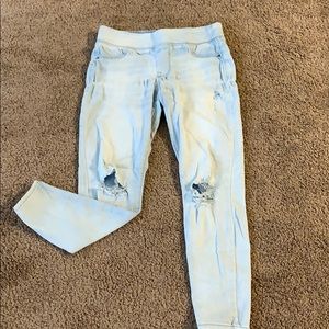 Lightwashed jeggings